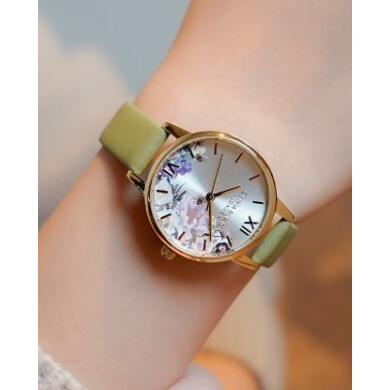 【OLIVIA BURTON／オリビアバートン】鮮やかなフローラル ウォッチ