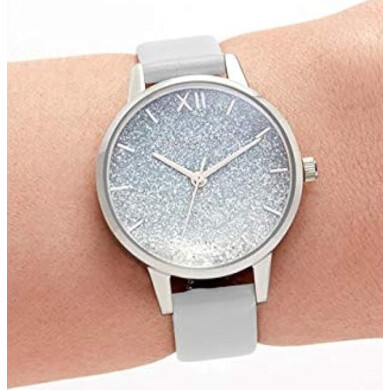 【OLIVIA BURTON/オリビアバートン】キラキラなシルバーウォッチ