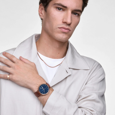 【Daniel Wellington｜ダニエルウェリントン】鮮やかブルーのメンズウォッチ