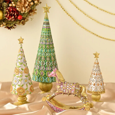 大人可愛いレジン製のクリスマスオブジェ