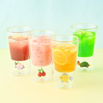 【NEW】遊び心のあるモチーフを閉じ込めたグラス