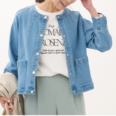 春のお出かけに最適！動きやすくて女性らしいデニムジャケット