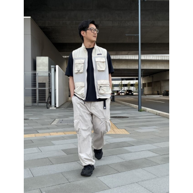 【コロンビア】セットアップベストコーデ