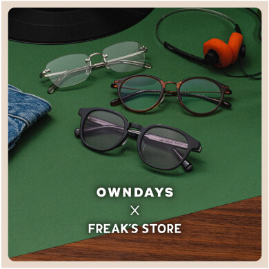 『OWNDAYS×FREAK'S STORE』紫外線が気になる季節に、調光・偏光機能で快適なお出かけを。