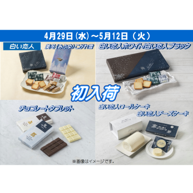 【予告】ついに白い恋人販売スタートいたします！！