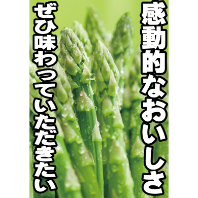 今が旬！春うまぶしアスパラ入荷！！