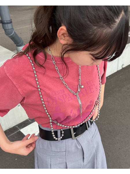 ボールチェーン付きパンツ