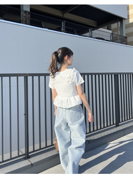 2WAYワッシャーZIPキャミ