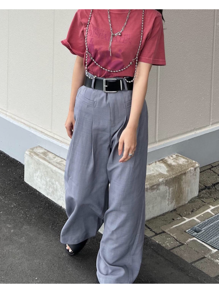 ボールチェーン付きパンツ