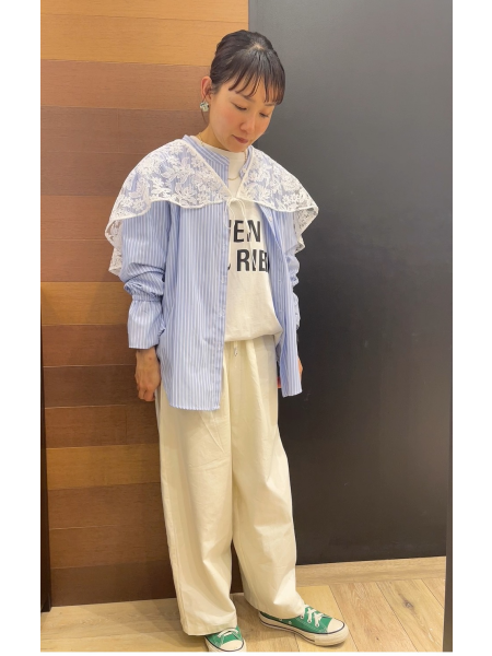 刺繍レースケープ