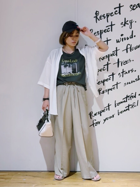 大人気🌟シャーリングシャツコーデ！