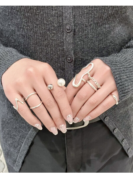 シルバー×パール