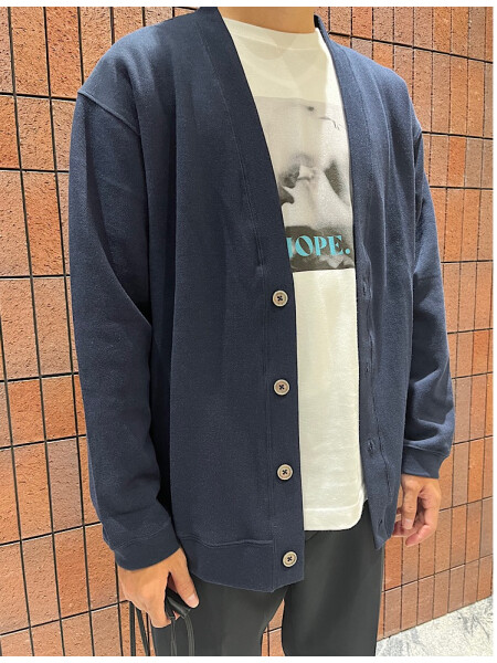 ダブルフェイスカーディガン