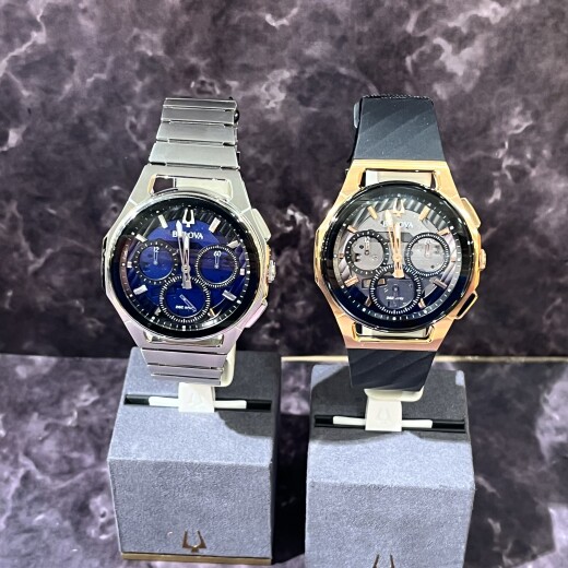 BULOVA】世界初のカーブしたクロノグラフムーブメント搭載の“カーブコレクション” ｜ チックタック ｜ ショップブログ ｜ アミュプラザ長崎